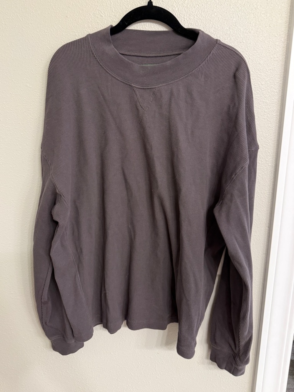 Daily Drills Vintage Black Oversized Thermal